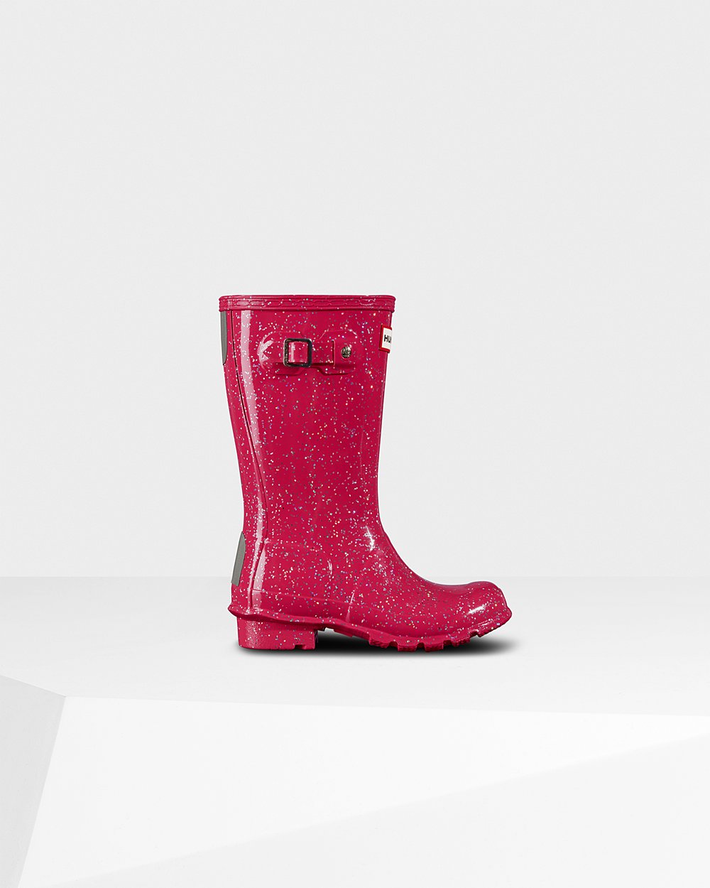 Kids Hunter Original Big Giant Glitter | Rain Boots Pink | NZ-56902-EXTS